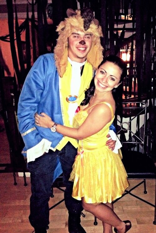 Cute College Couples Beauty and the Beast Couples Costumes
