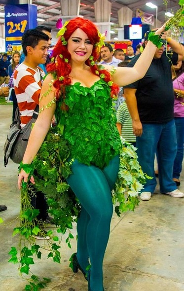 Plus Size Poison Ivy Cosplay Costume Idea