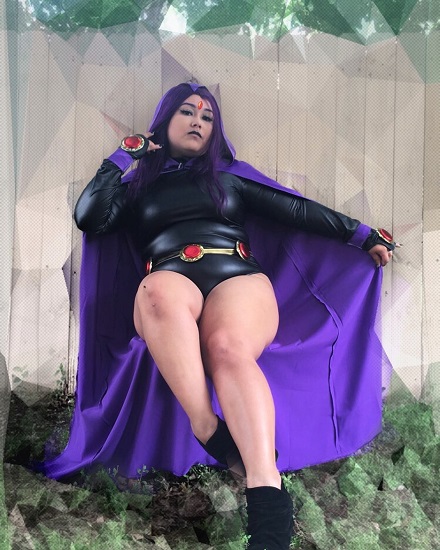 Plus Size Raven Cosplay Costume