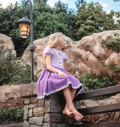 Kids Halloween Costume Rapunzel