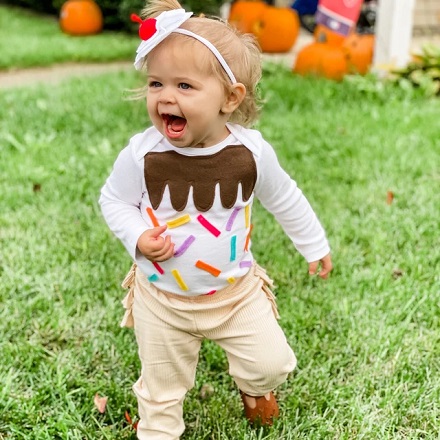 Baby Halloween Costume Ice Cream Sundae