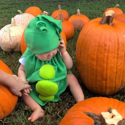 Baby Pea Halloween Costume 