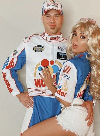Couples Costumes Wonderbread Race Car Drivers