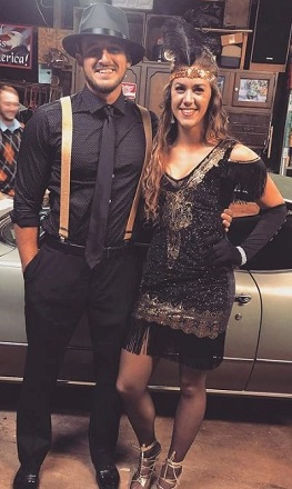 Creative Couples Costumes 1920s Gangster and Flapper