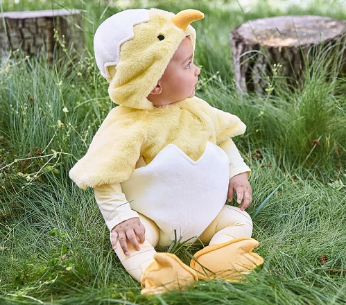 Cute Newborn Baby Halloween Costume Egg Chicken