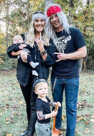 Easy Family Halloween Costumes Rock Stars