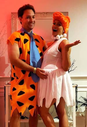 Easy Pregnant Halloween Costume Wilma The Flintstones