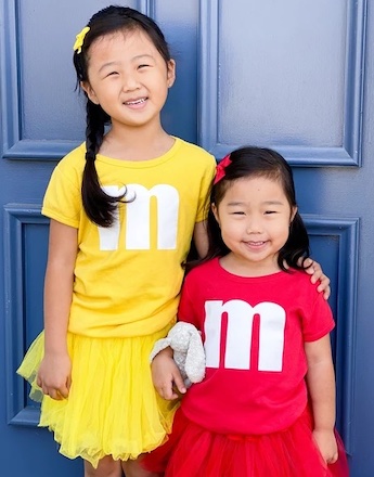 Kids Halloween Costumes M&Ms