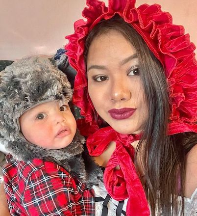 Mom and Baby Halloween Costumes Little Red Riding Hood and the Big Bad Wolf
