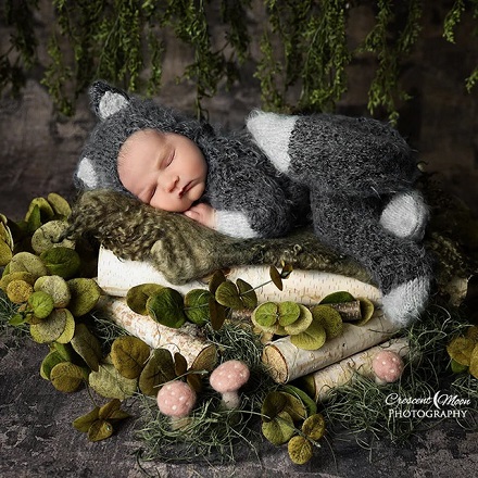 Newborn Baby Halloween Costume Wolf