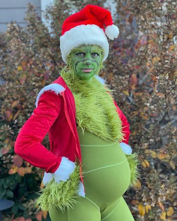 Pregnant Halloween Costume The Grinch