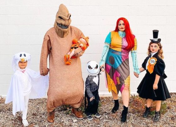 Nightmare Before Christmas Halloween Costumes Mom Dad Daughter