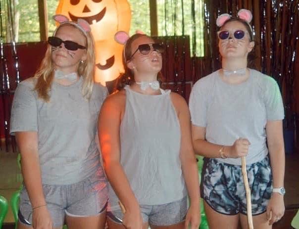 Blind Mouse Halloween Costumes for 3 Teen Girls