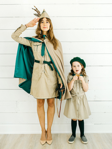 Mom and Daughter Halloween Costumes Girl Scouts