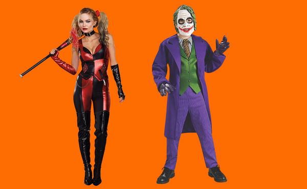 Mom and Son Halloween Costumes Harley Quinn and The Joker