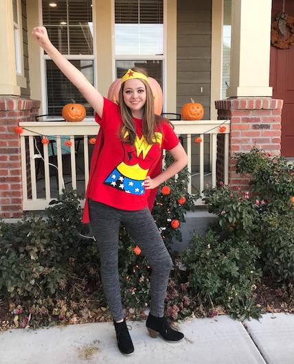 Teen Girl Halloween Costume Wonder Woman
