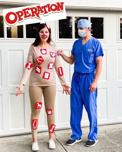 Doctor and Operation DIY Couples Costumes for Halloween