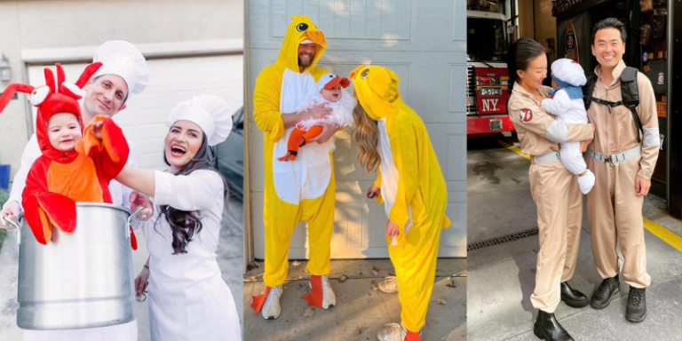 Cutest Family Halloween Costumes with Baby.