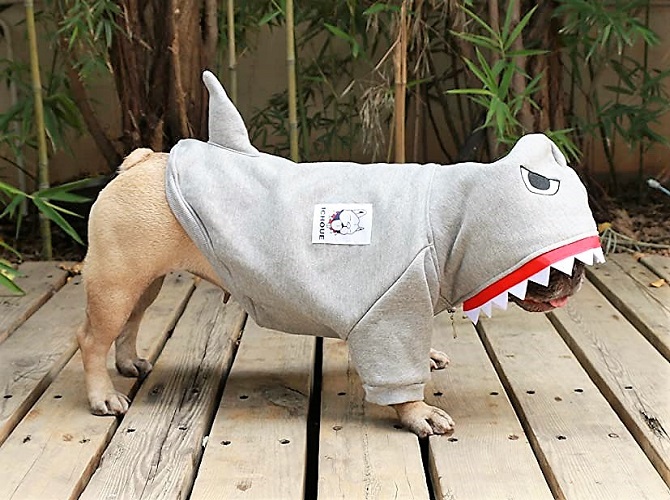 Pug Shark Halloween Costume
