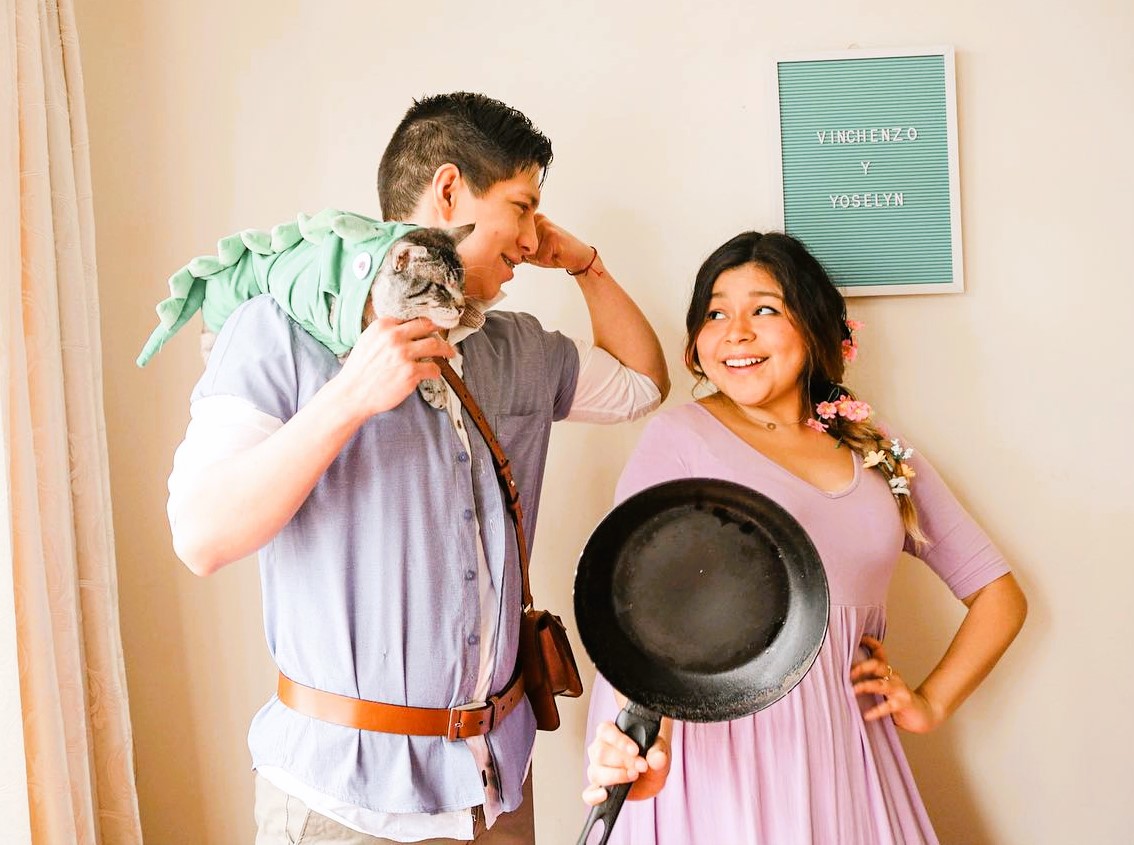DIY Couples Costumes Tangled