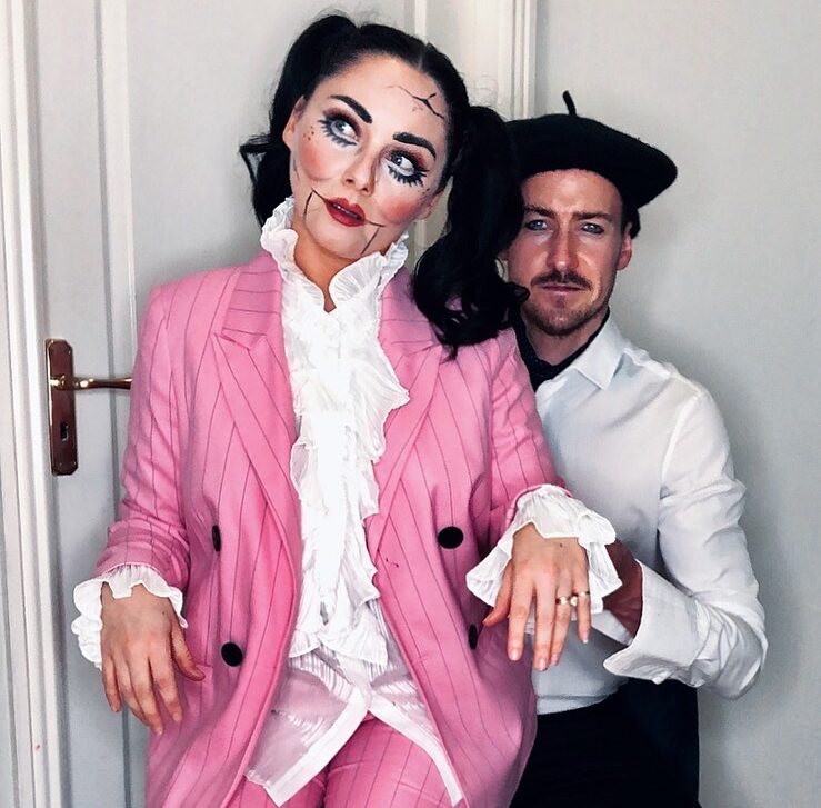 DIY Couples Costumes Ventriloquist and Dummy