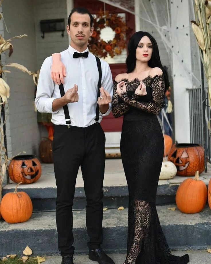Movie Couples Costumes The Addams Family