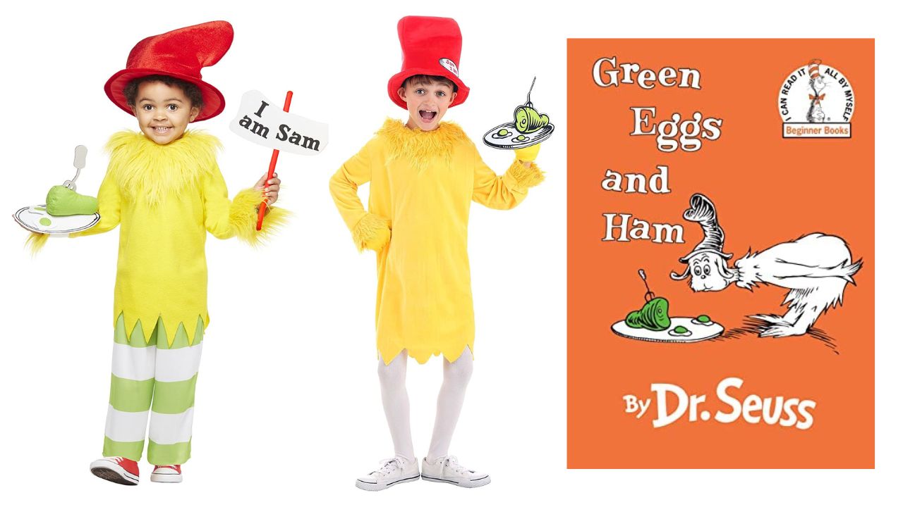 Book Day costume for kids Green Eggs and Ham