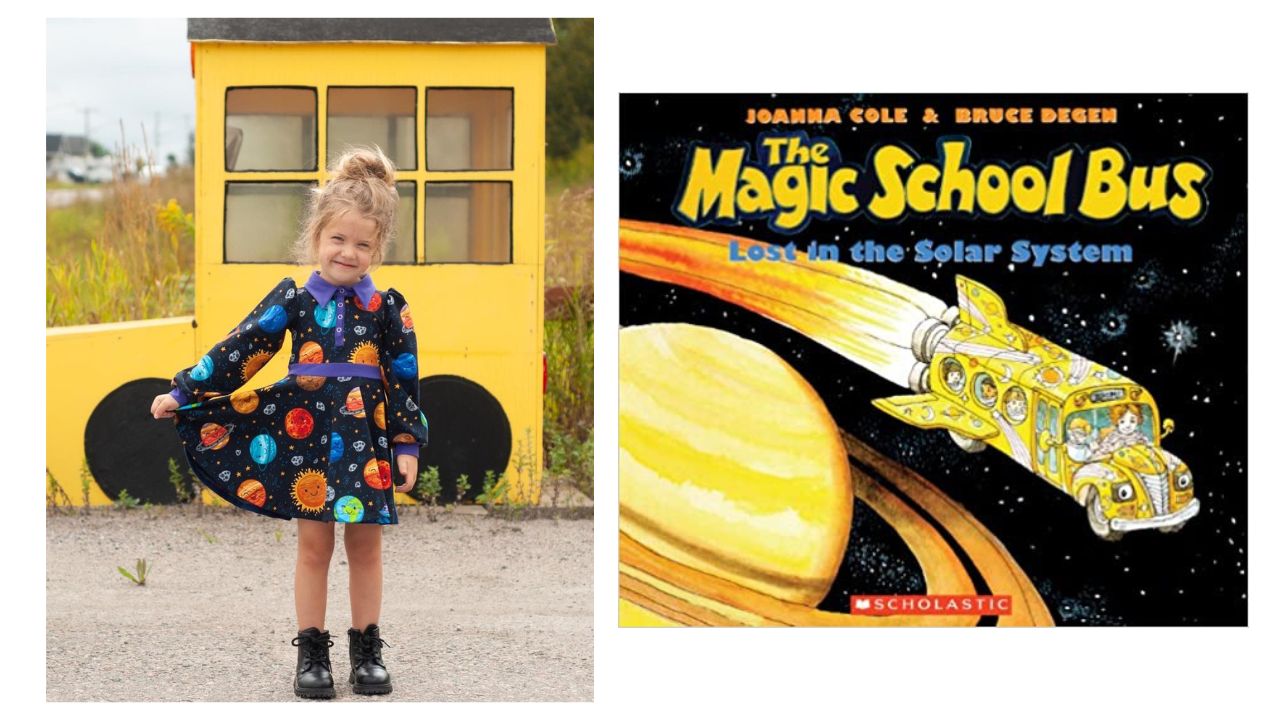 Character Book Day costume for kids Ms. Frizzle and The Magic School Bus