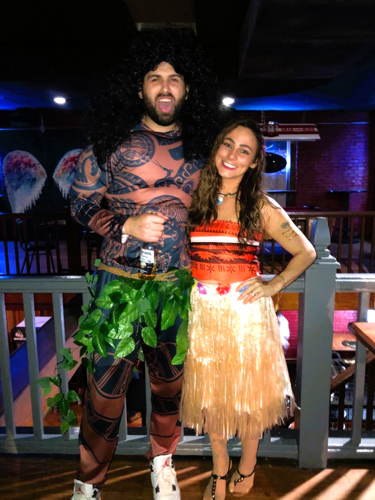 Disney couple costumes Moana