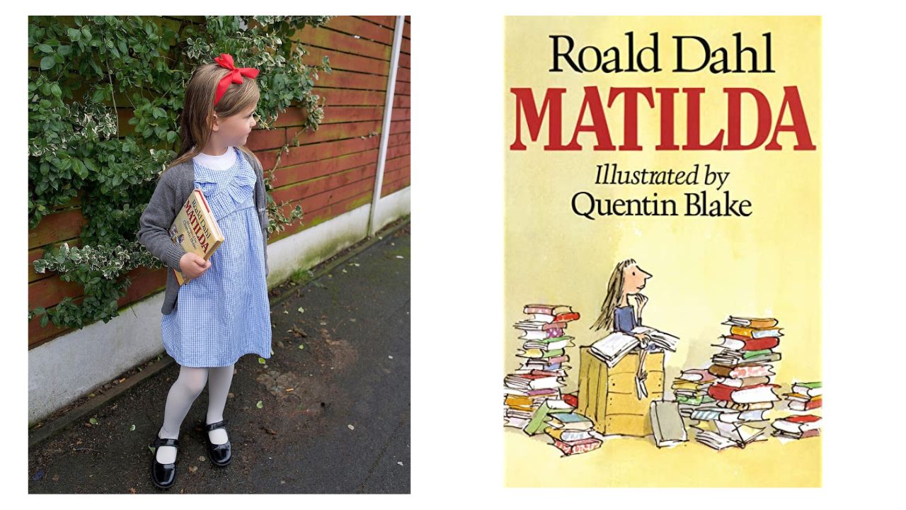 World Book Day costume kids Matilda