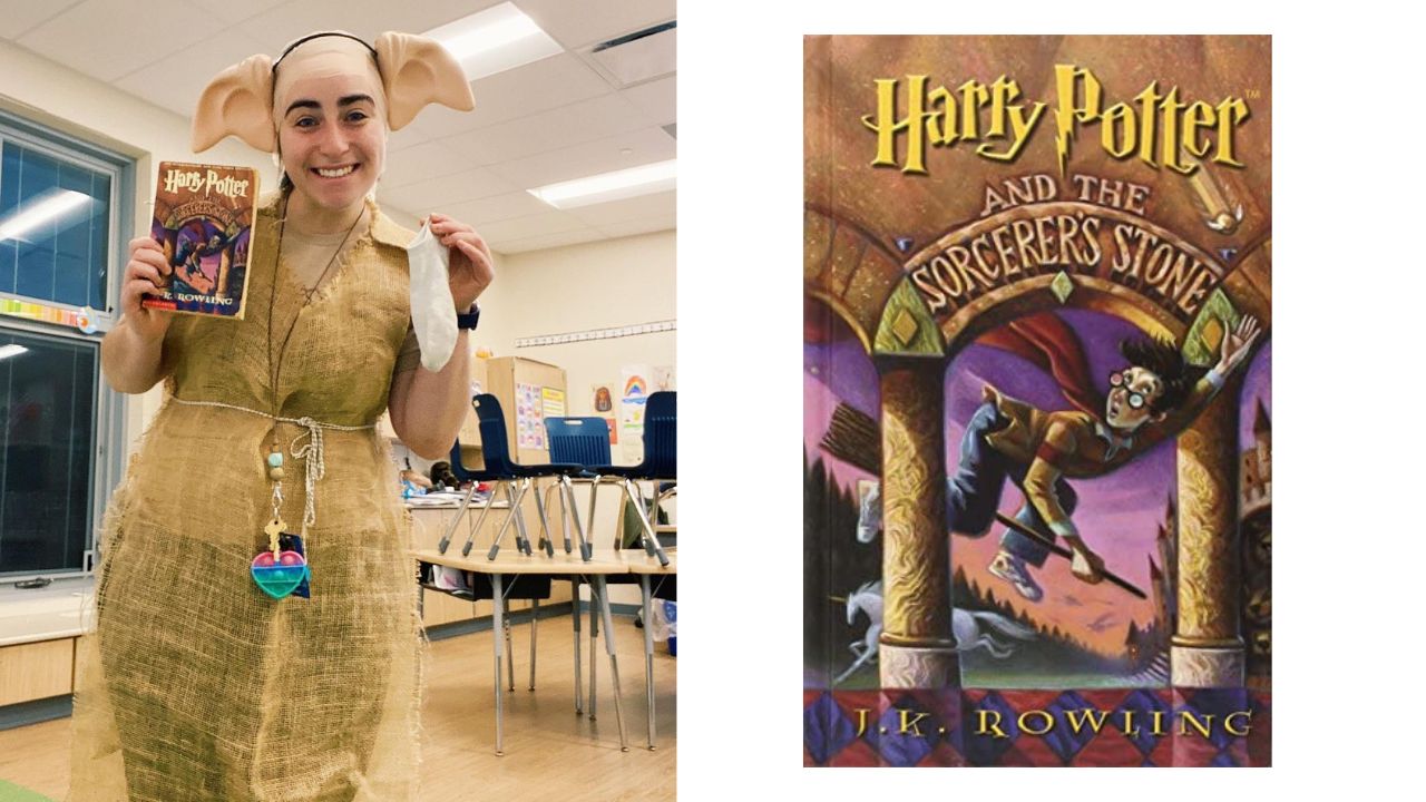 Character Book Day Costume for Teachers Dobby from Harry Potter