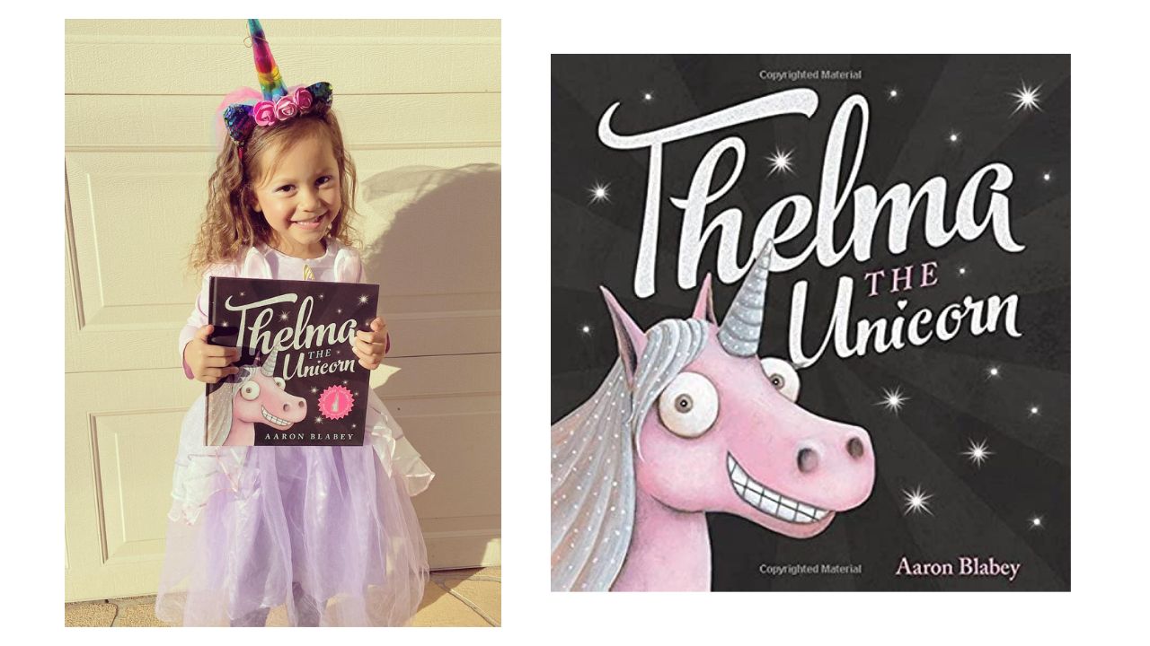 Cute Book Day Costume for Kids Thelma the Unicorn