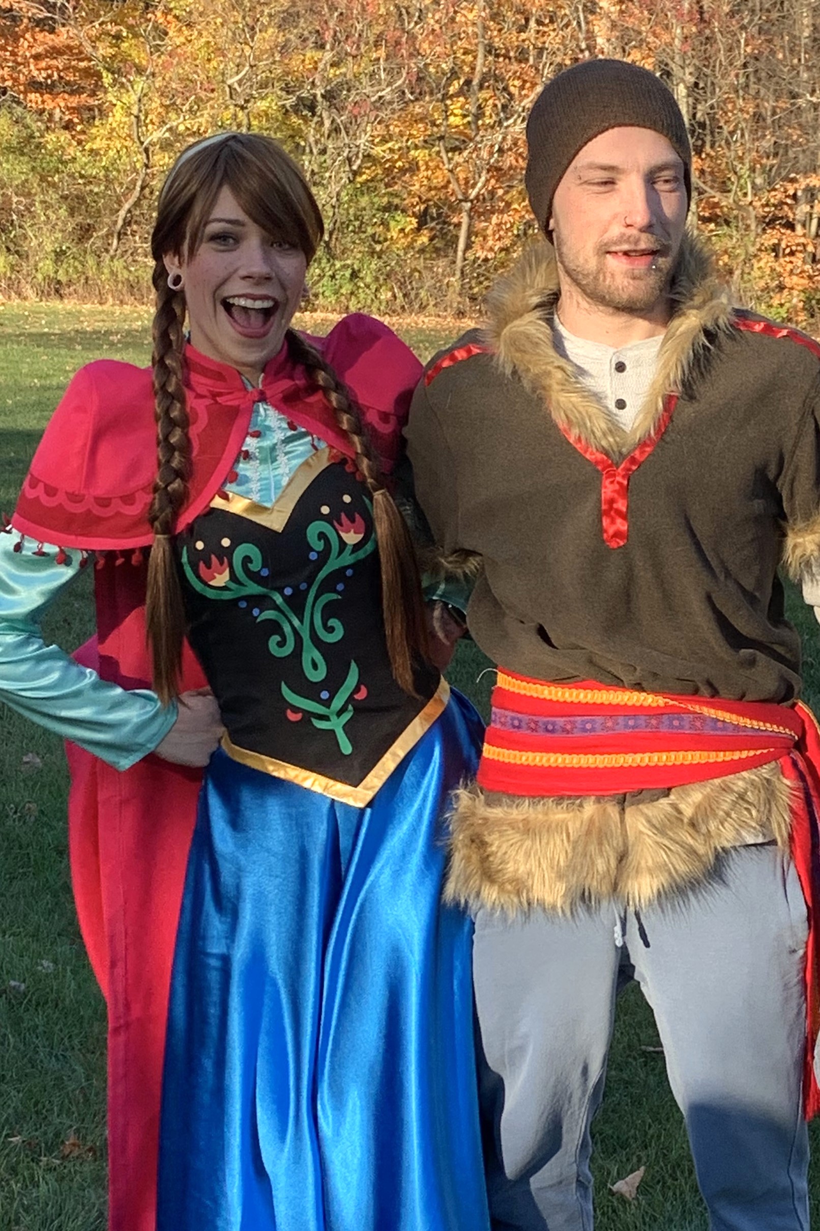 Disney couple costumes Princess Anna and Kristoff