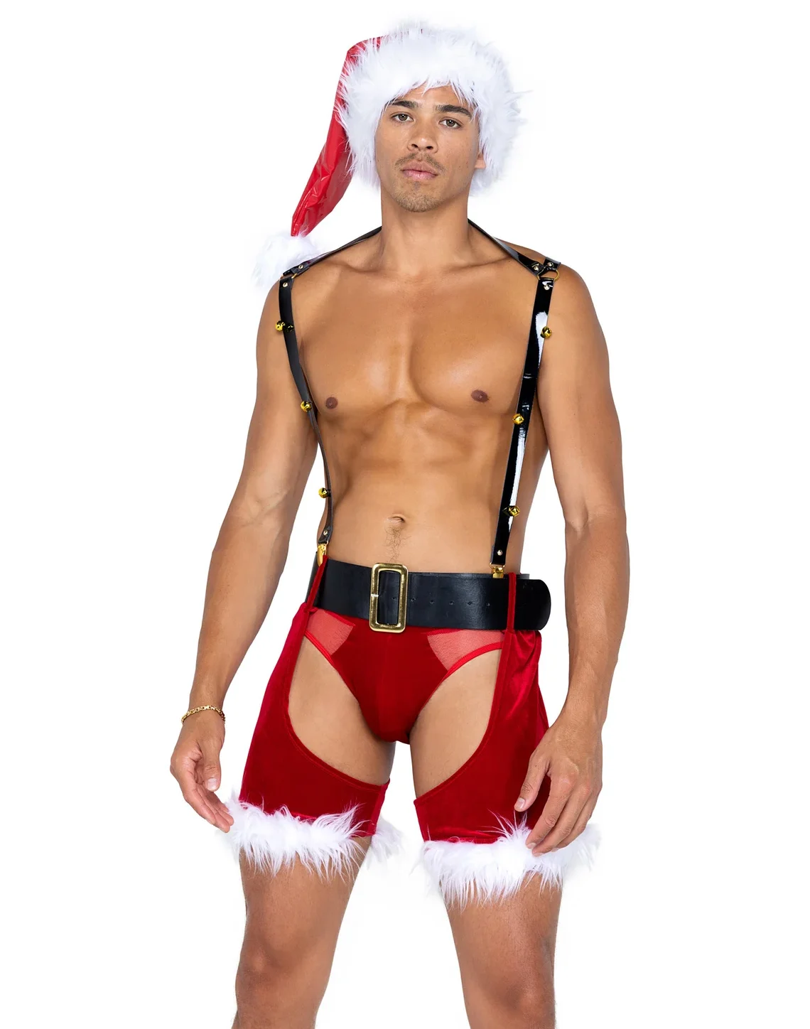 sexy Christmas santa and elf costume for men