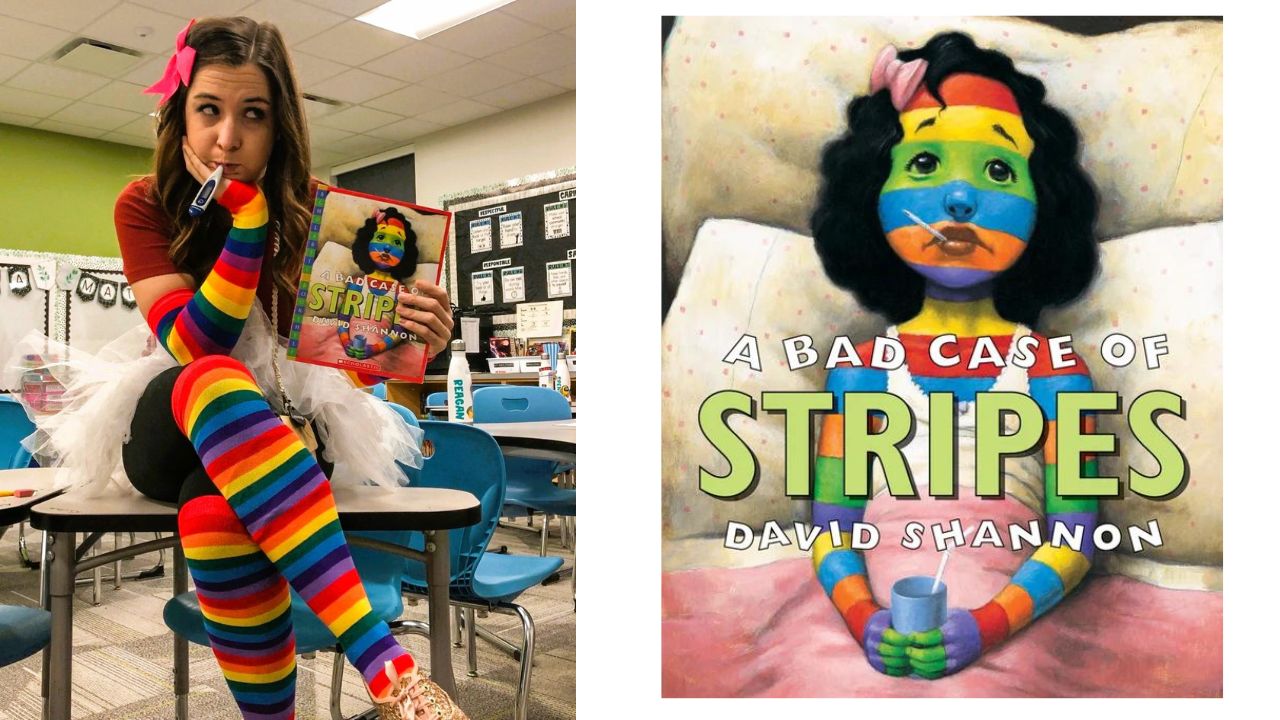 Teacher Book Day Costume Bad Case of Stripes