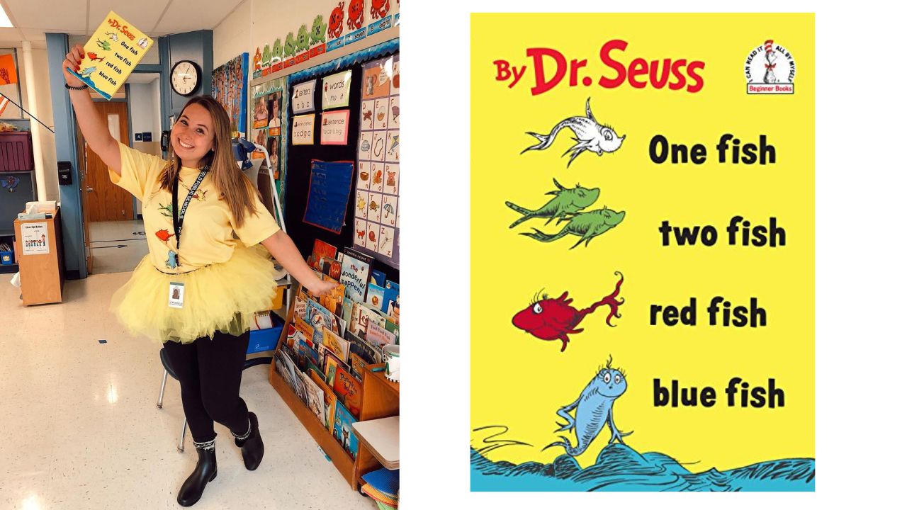 Teacher Book Day Costume One Fish, Two Fish