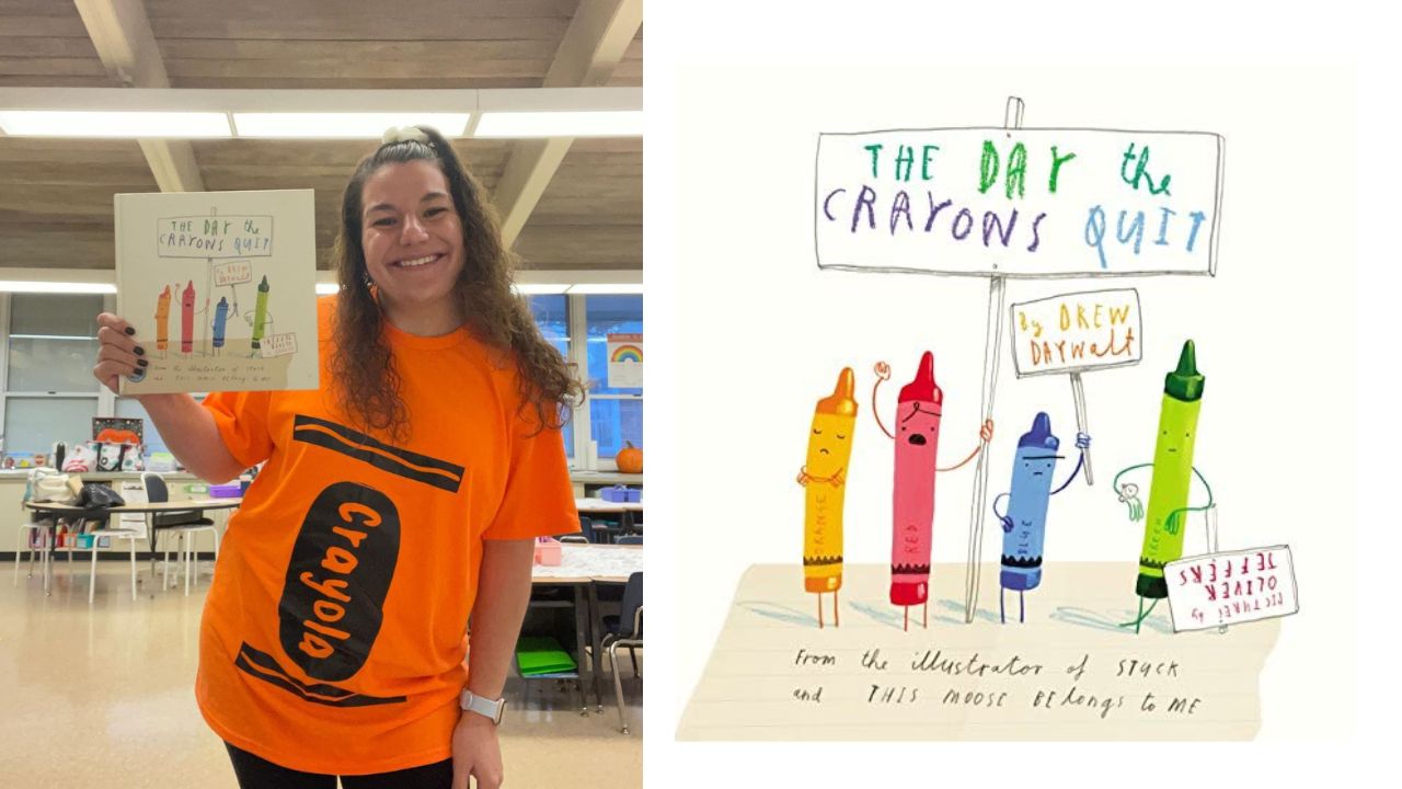 Teacher Book Day Costume The Day the Crayons Quit