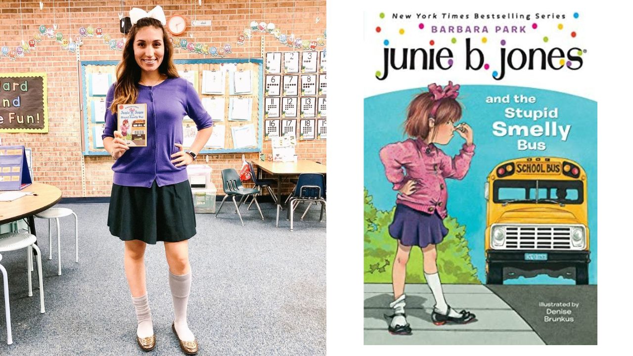 World Book Day Costume for Teachers Junie B. Jones
