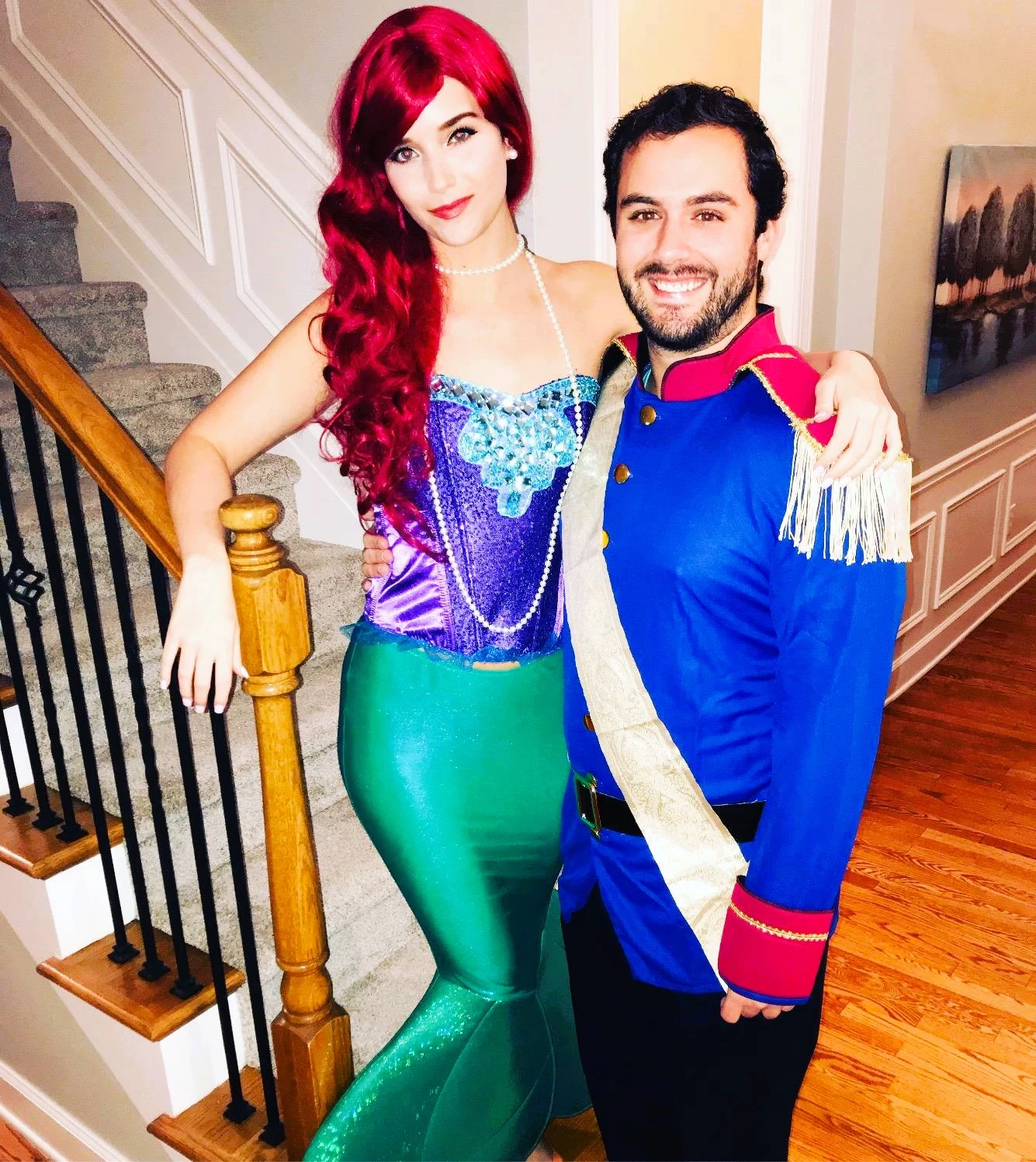 Disney couples costumes Ariel and Eric