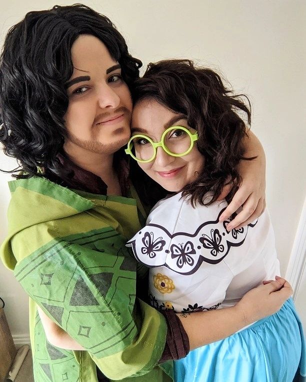 Disney couple costumes Mirabel and Bruno Encanto