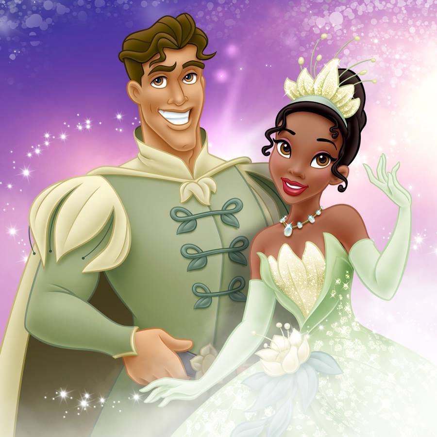 Disney couple costumes Tiana and Prince Naveen