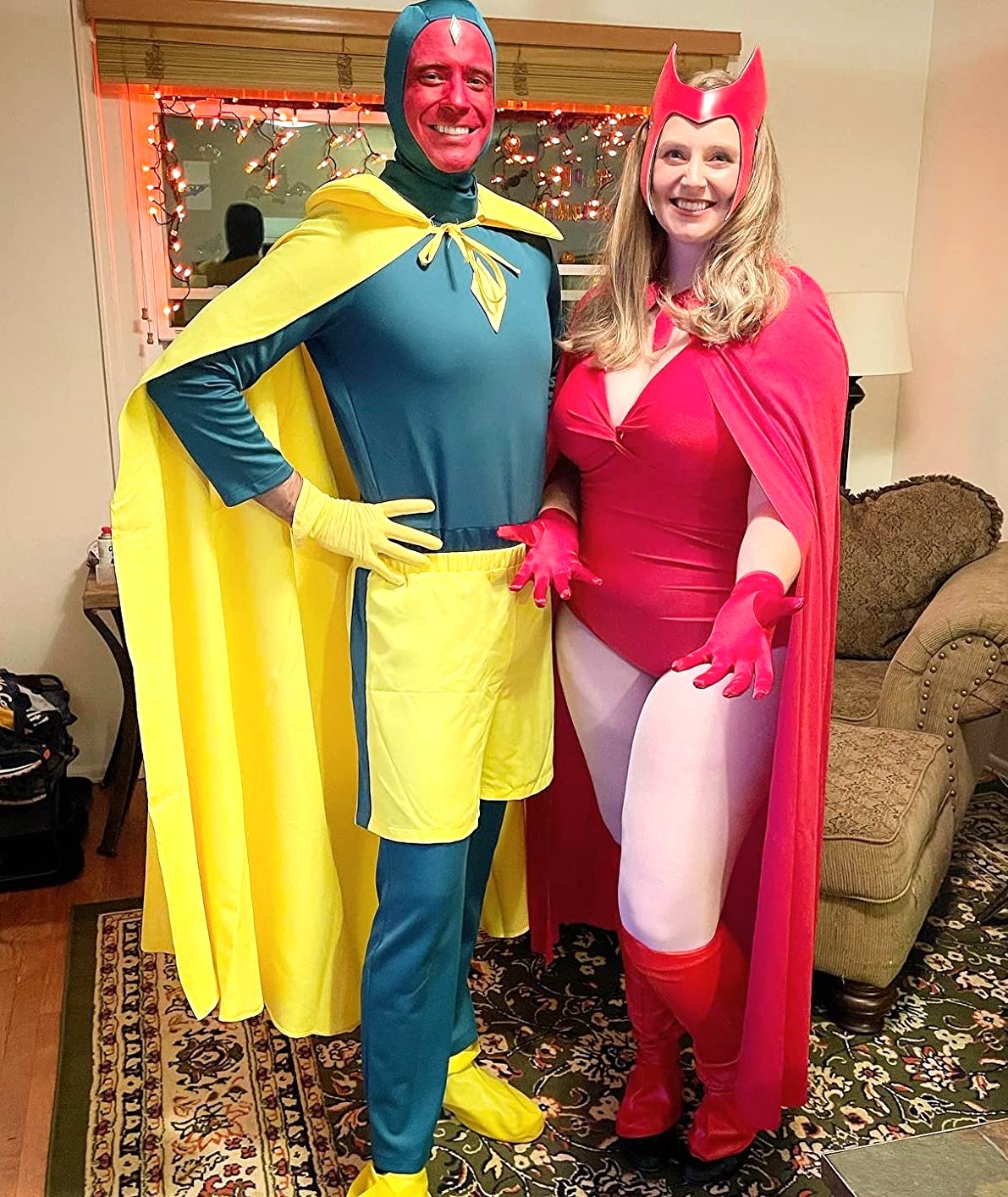 Marvel couple costumes WandaVision