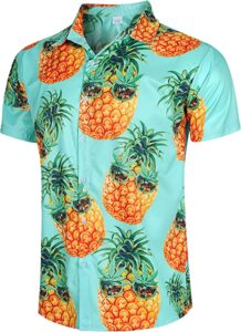 Hawaiian shirt with pineapples