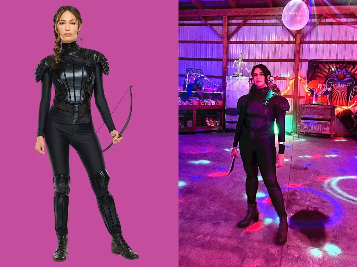 badass female Halloween costume Katniss Everdeen