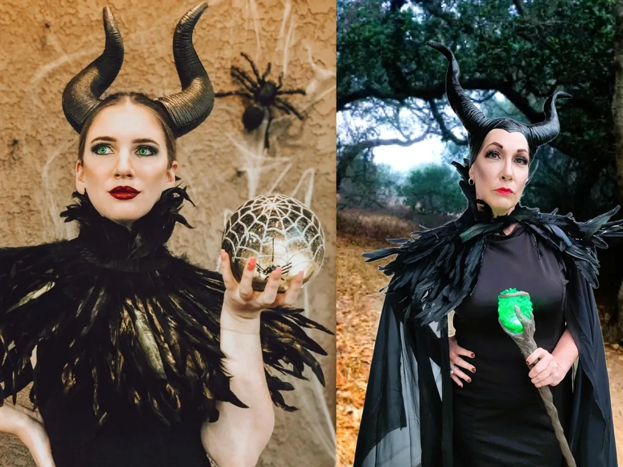 female badass Halloween costume Maleficent
