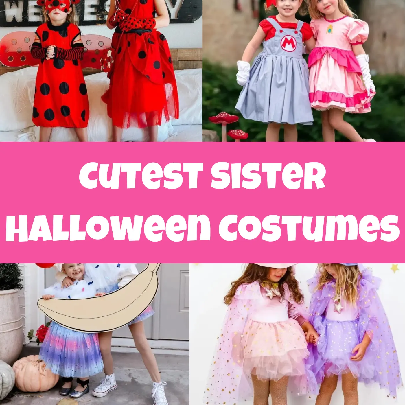 cute sister Halloween costume ideas